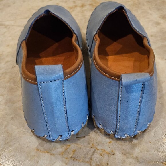 NEW! LEATHER  GELATO LOAFERS - Picture 5 of 7